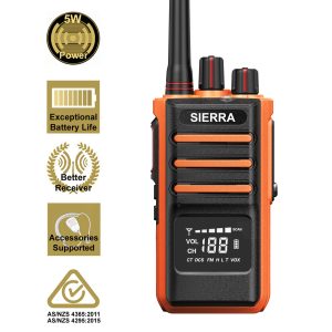SIERRA BLAZE 'plus' 5W 80CH UHF CB Handheld