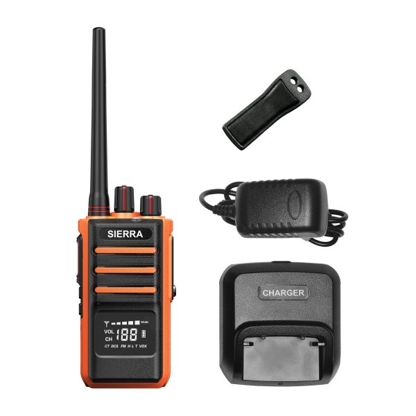 SIERRA BLAZE 'plus' 5W 80CH UHF CB Puddle Proof Handheld - Image 2